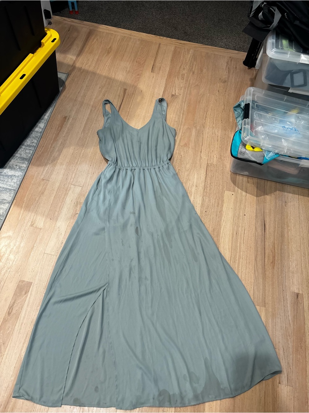 Show Me Your MuMu Sage Green Sleeveless Maxi Dress